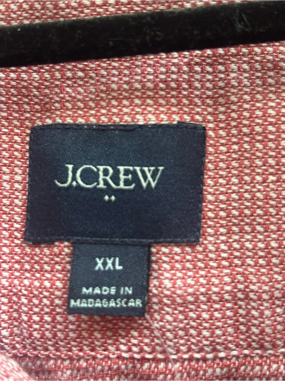 NWT J. Crew Men's Short Sleeve Button-Up Harbor Shirt, Size XXL